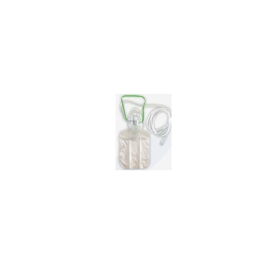 MASCHERA OSSIGENOTER+TUBO+RESE