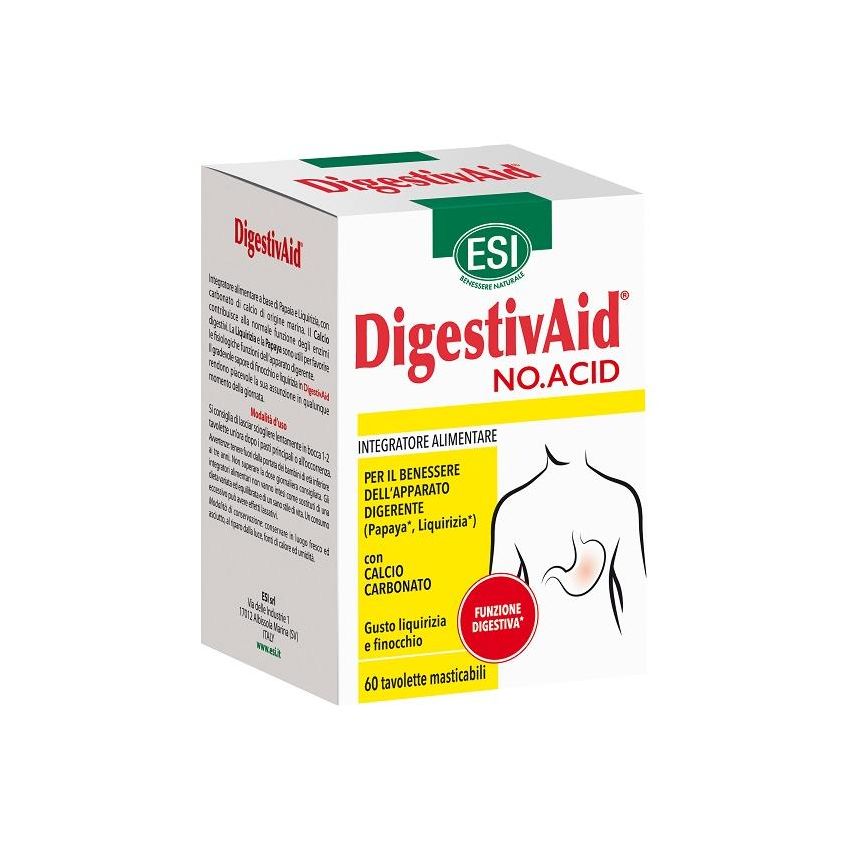 ESI DIGESTIVAID NO ACID 60TAV