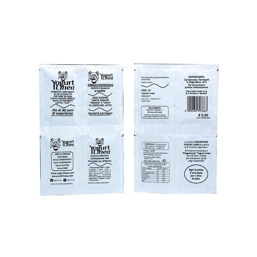 Yogurt Linea Fermenti 4 Bustine
