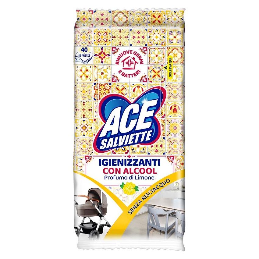 ACE Salviette Igien Sgras 40pz