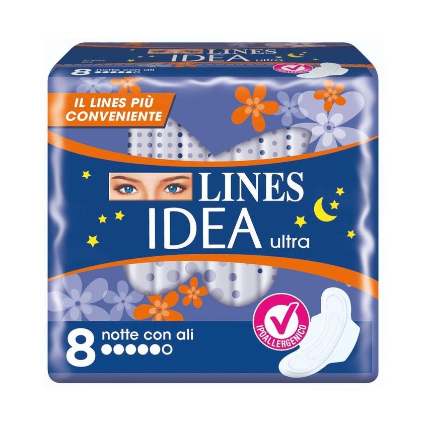 LINES IDEA ULTRA NOTTE ALI 8PZ