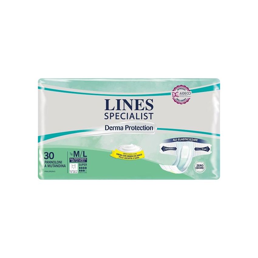 LINES SP DERM SUP PAN M/L 30PZ