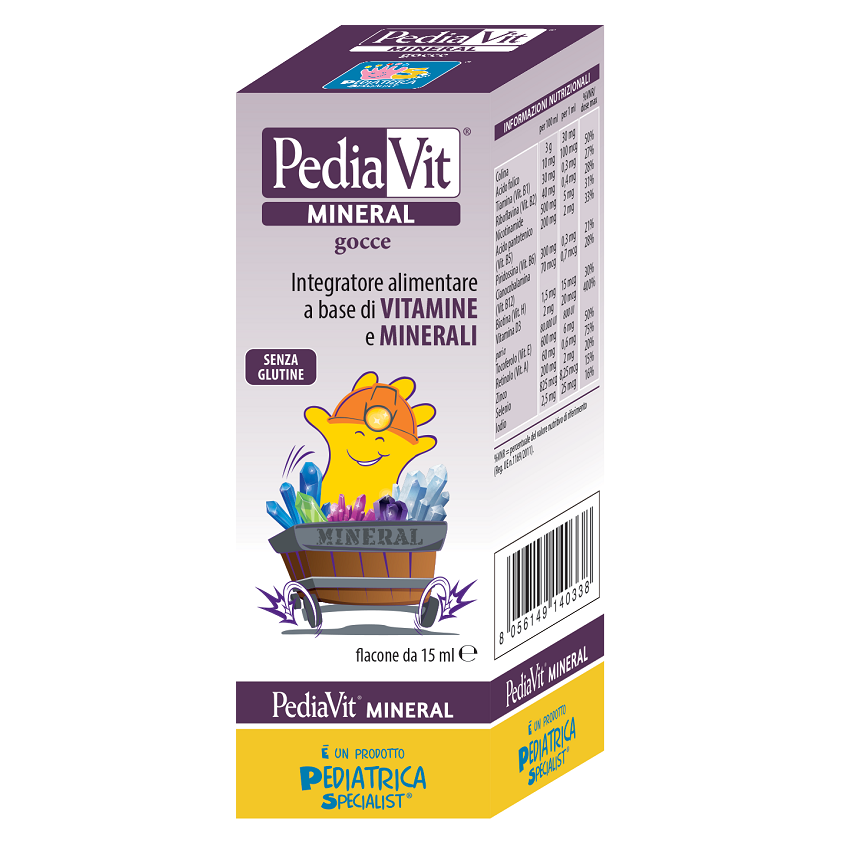 Pediavit Mineral Gocce 15ml