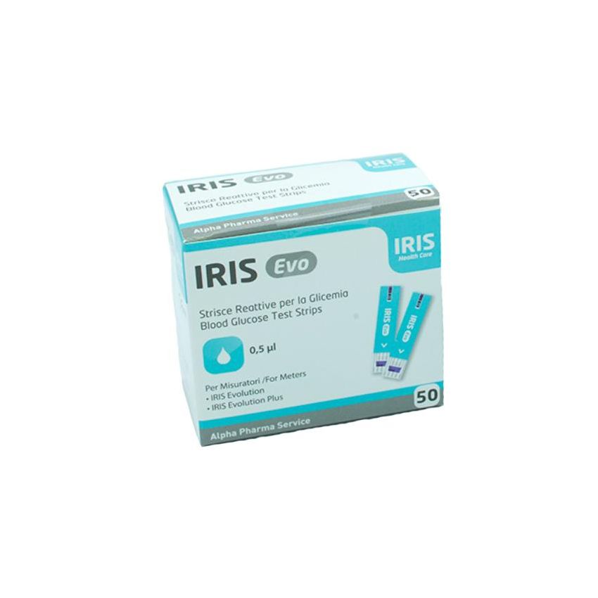 IRIS EVO Strisce Glicemia 50pz