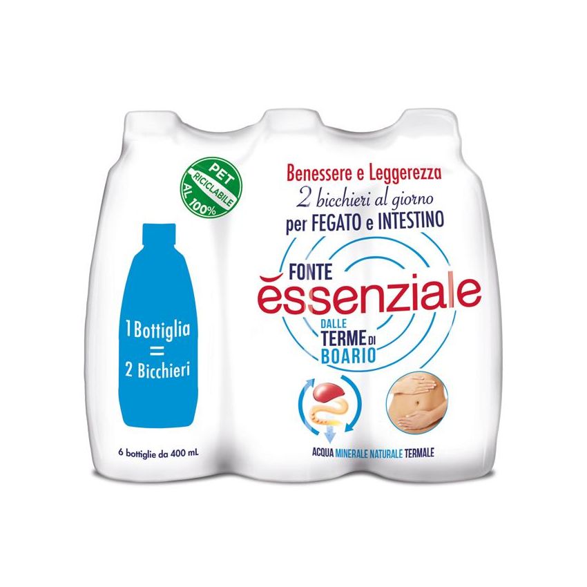 FONTE ESSENZIALE PET 6X400ML