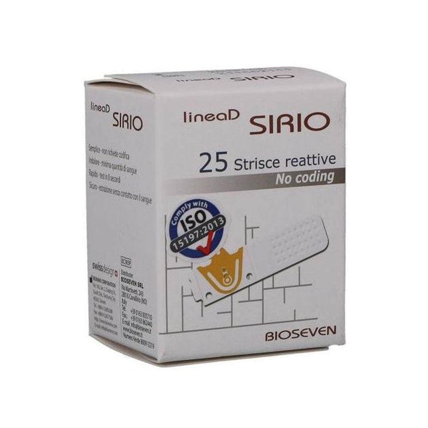 LINEA D SIRIO GLICEMIA 25STR