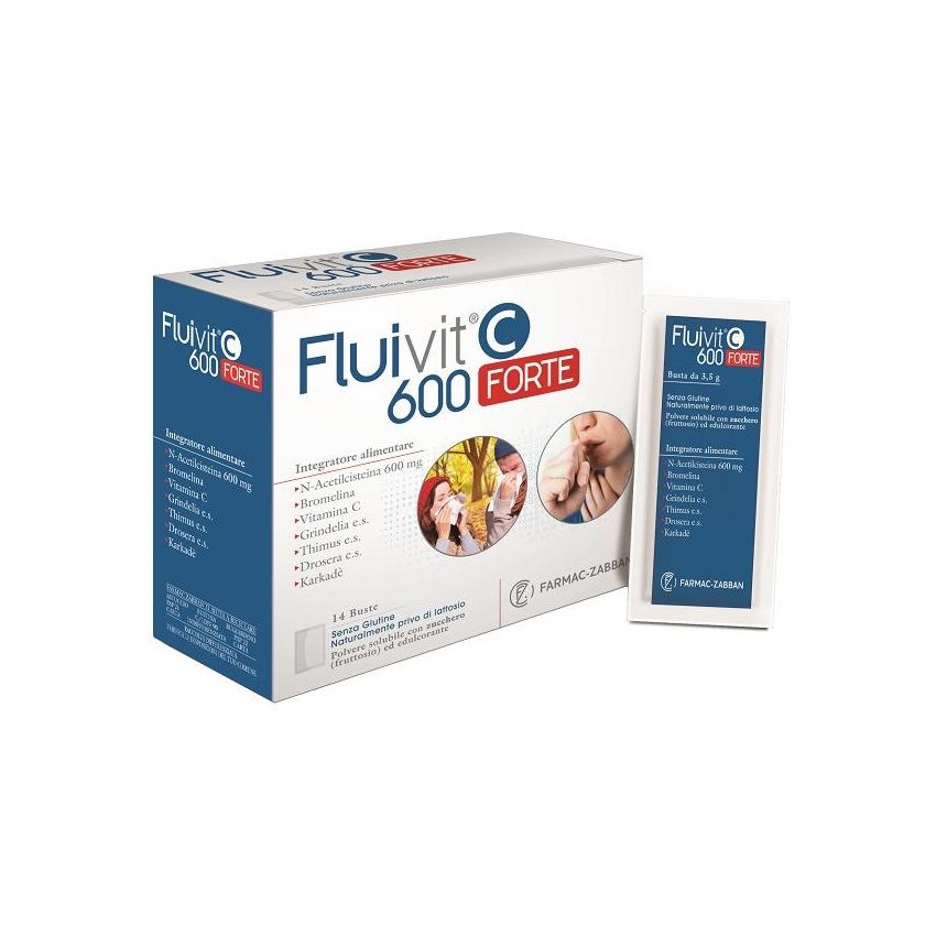 Fluivit C 600 Forte 14 Bustine