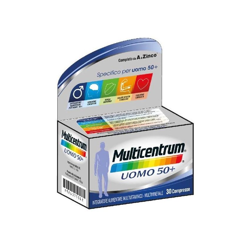 Multicentrum Uomo 50+ 30 Compresse