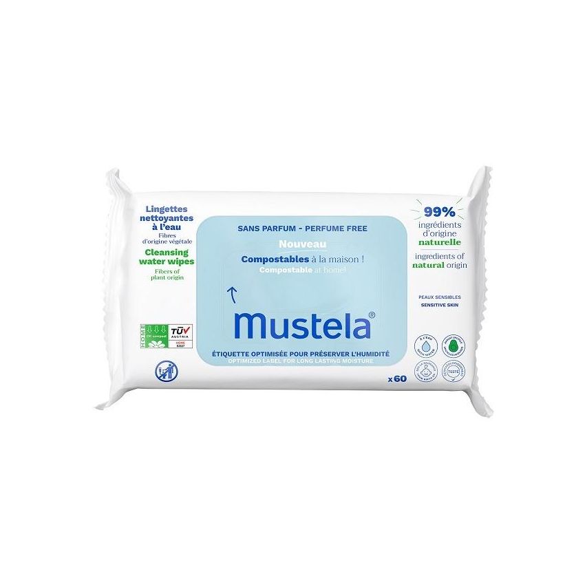 Mustela Salviette Acqua S/Prof