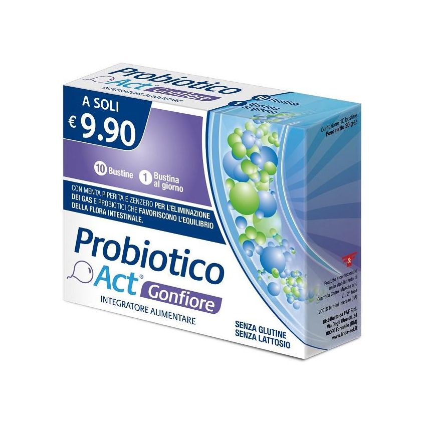 Probiotico Act Gonfiore 10 Bustine