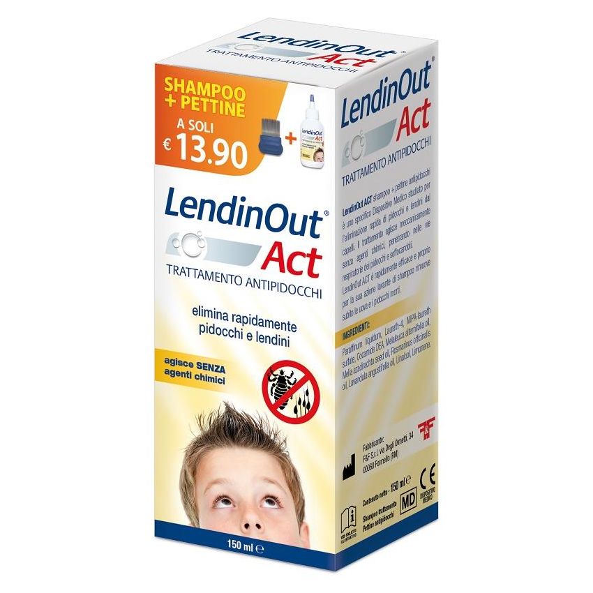 LENDINOUT ACT A/PIDOCCHI 150ML