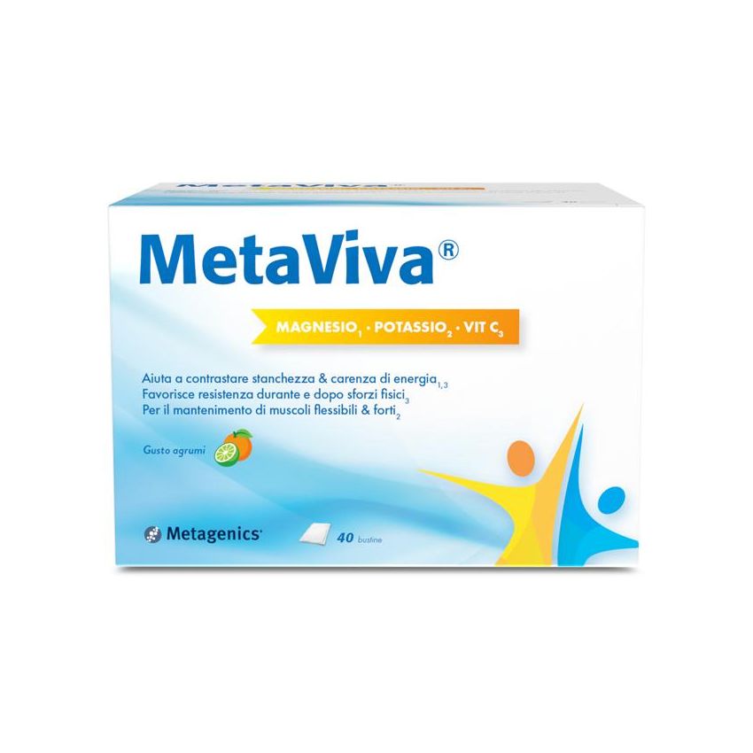 METAVIVA MG K VIT C 40BUST