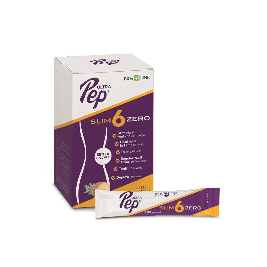 Ultra Pep Slim 6 Zero - 20 Stick