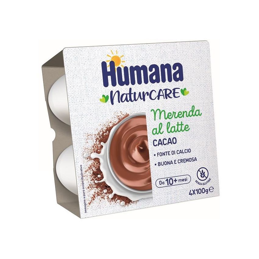 HUMANA MERENDA CACAO 4X100G