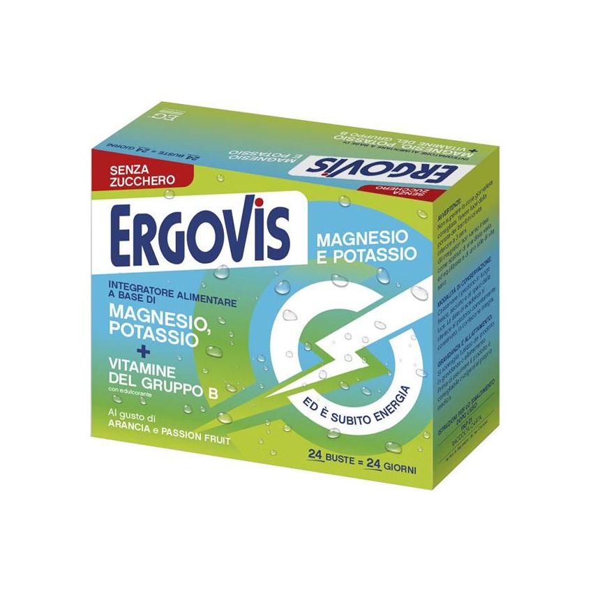 Ergovis MG+K Vit B S/Zuc 24 Bustine