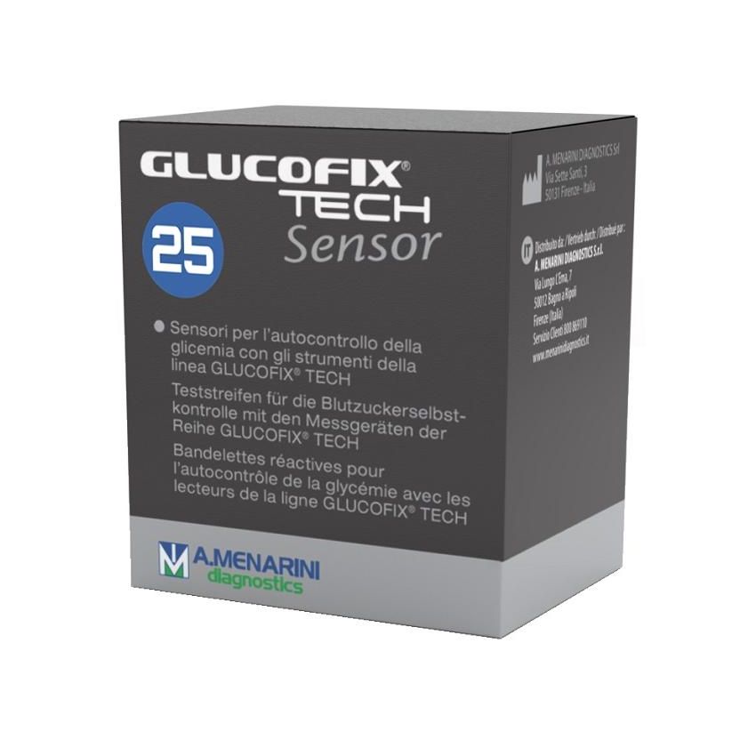 Glucofix Tech Sensor 25 Strisce