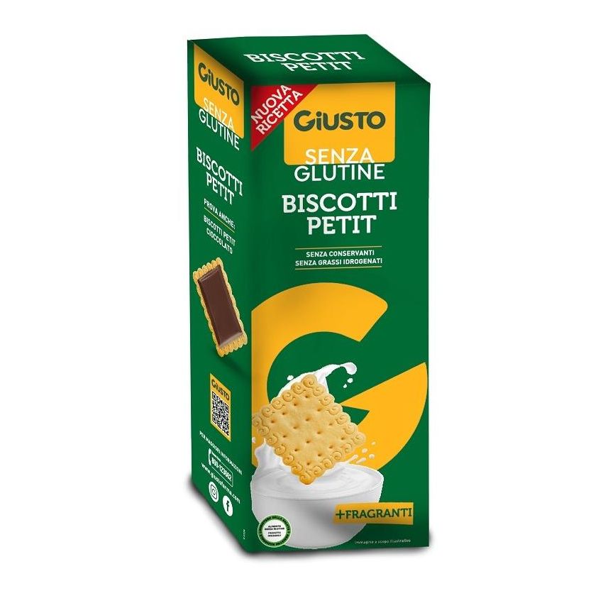 GIUSTO S/G BISCOTTI PETIT 175G