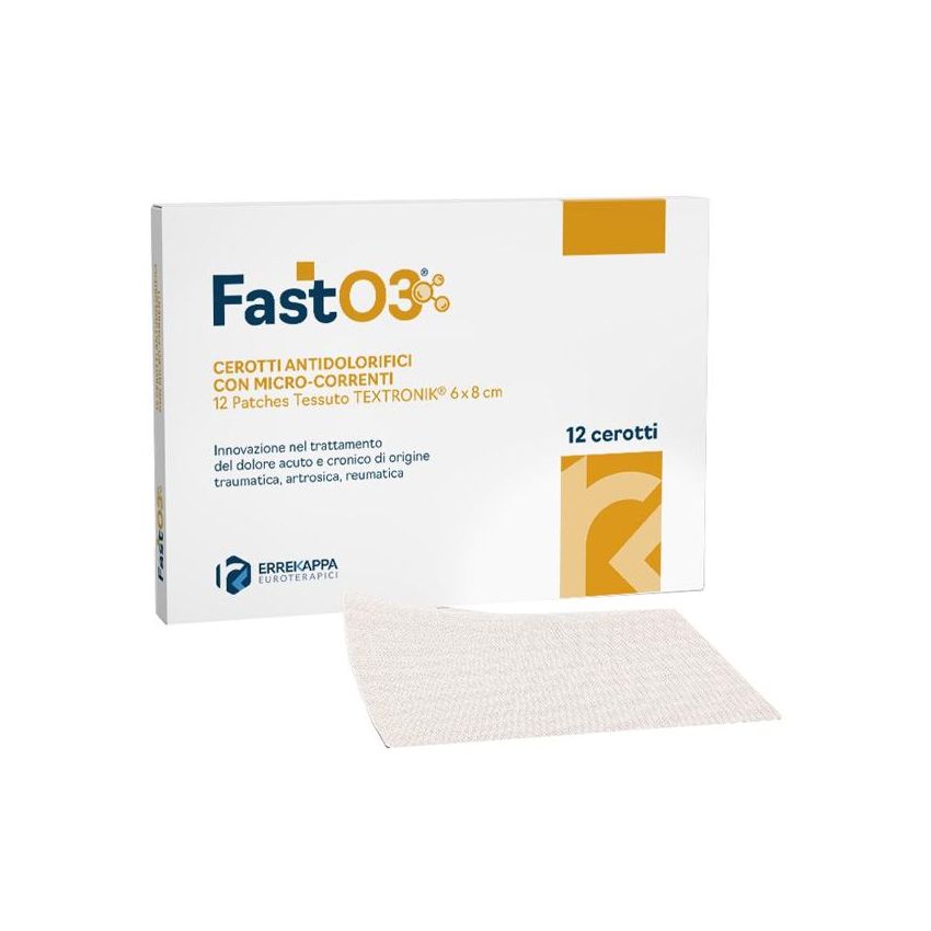FASTO3 Cerotti Antidolorifici 12 Pezzi