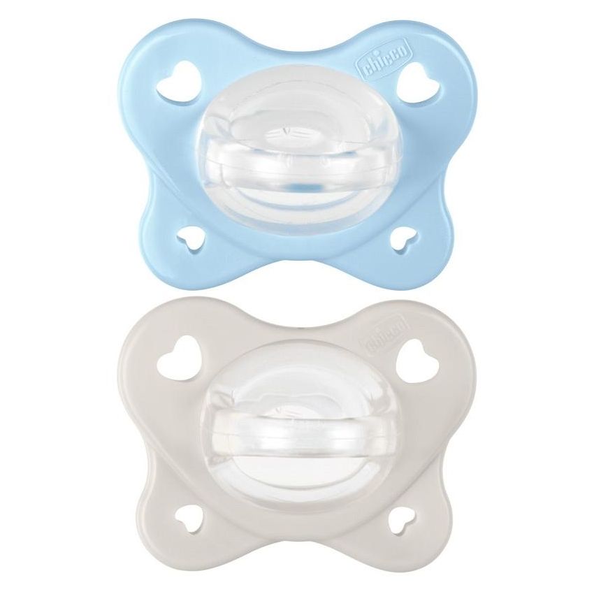 CH Dual Soft Succhietto Azzurro 2-6 Mesi 2 Pezzi