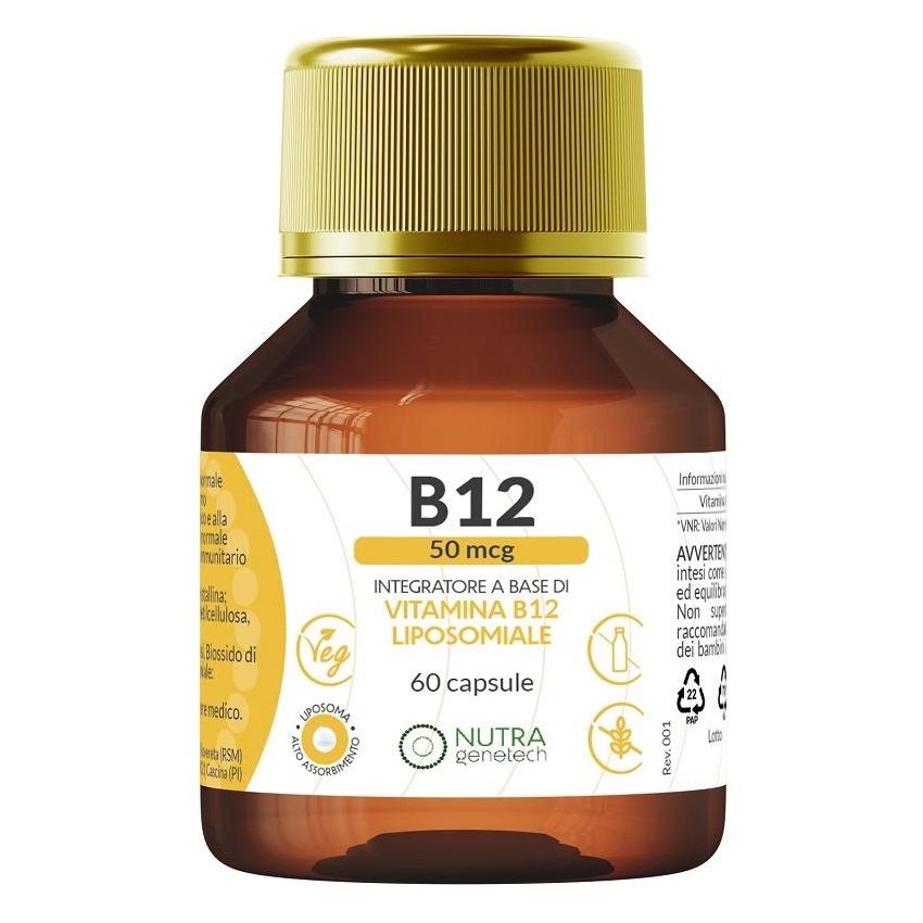 Vitamina B12 50mcg 60 cps