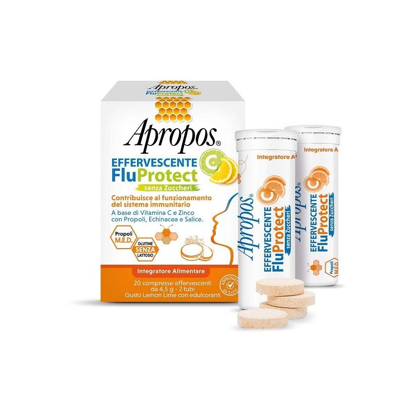 Apropos Efferv C Fluprot 20 Compresse