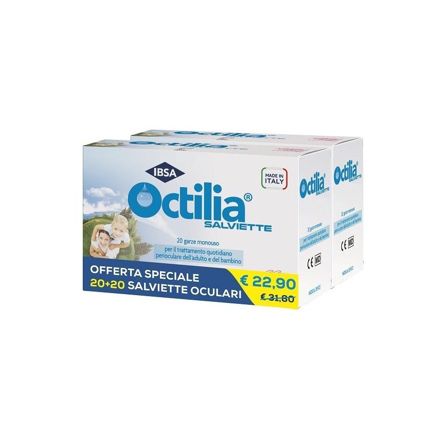 OCTILIA SALVIETTE BIPACK 20+20