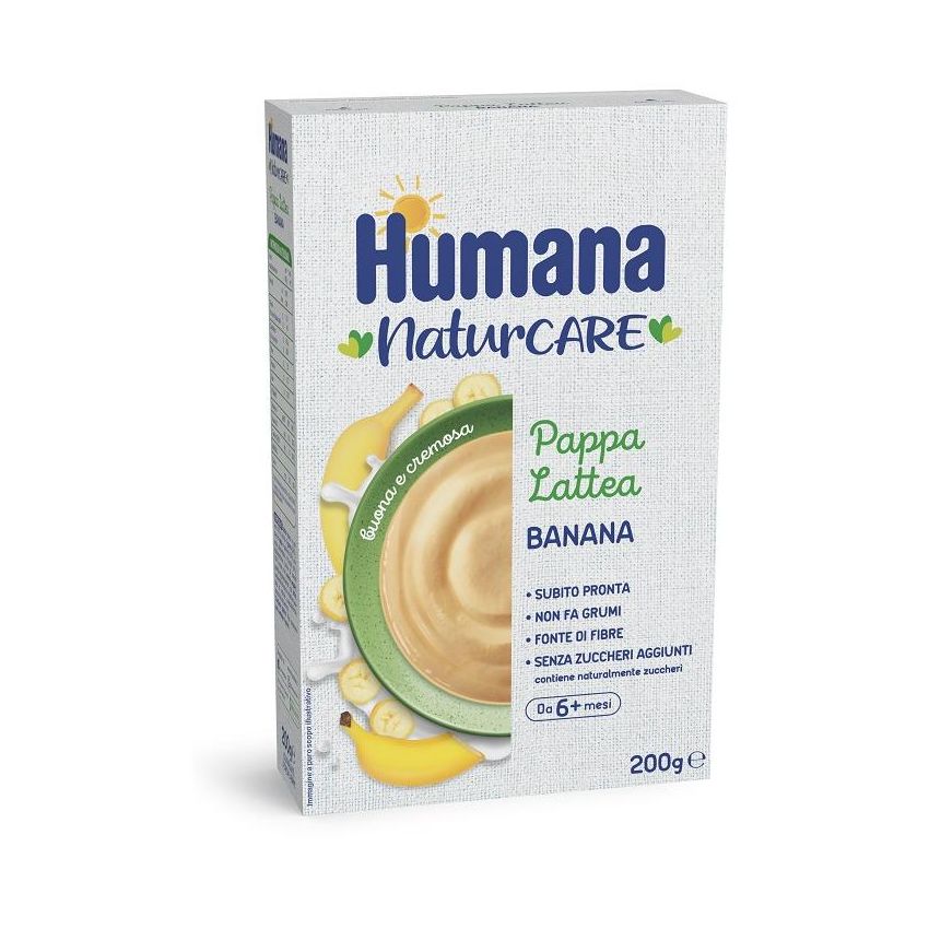 HUMANA PAPPA LATTEA BANANA200G