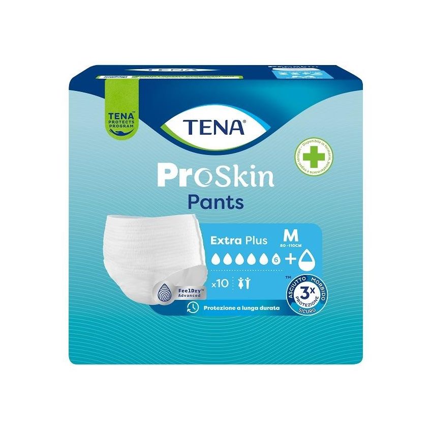 TENA PANTS EXTRA PLUS M 10PZ
