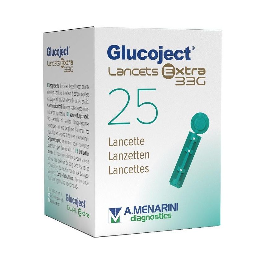 Glucoject Lancets EX G33 - 25pz