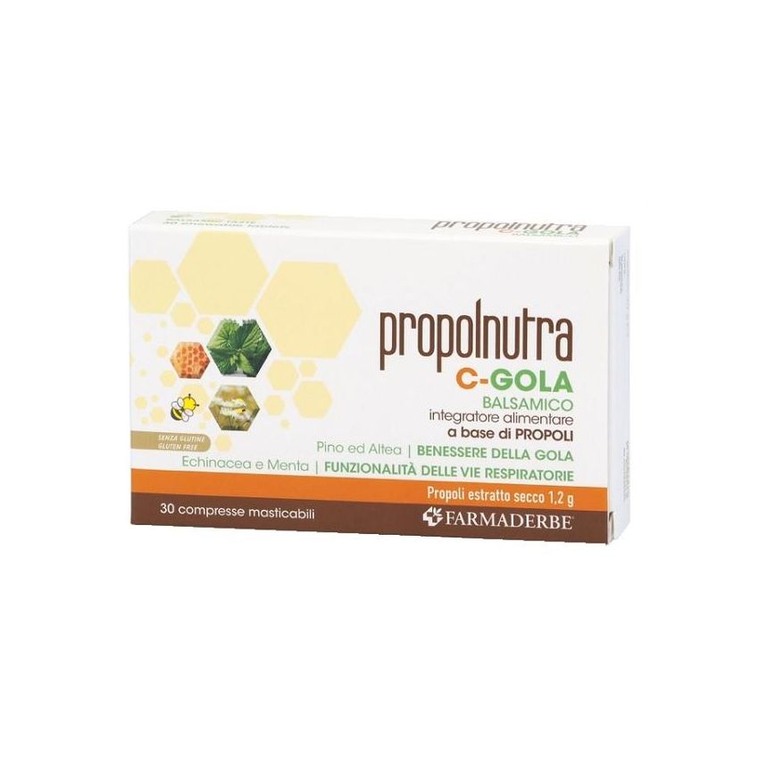 PROPOLNUTRA C GOLA 30CPR MASTI
