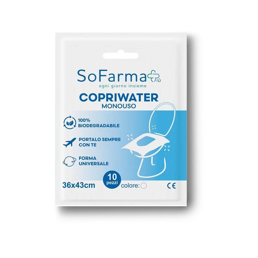 COPRIWATER MONOUSO 10PZ SOFARM