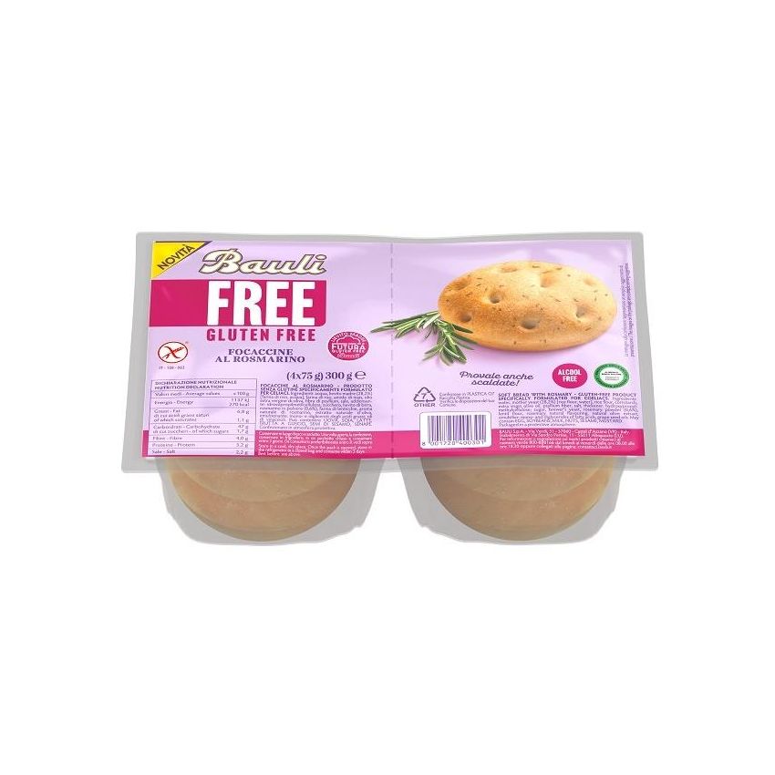 BAULI FREE FOCACCINE ROSMARINO
