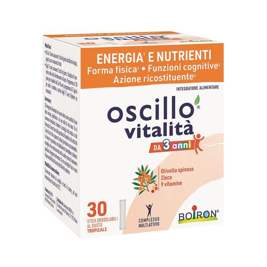 OSCILLO VITALITA' 3+ 30STICK