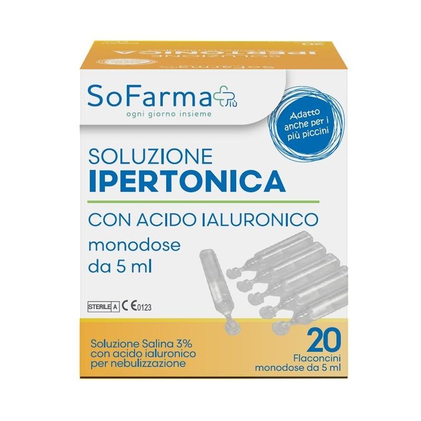 SOLUZIONE IPERTONICA 3% 20FL