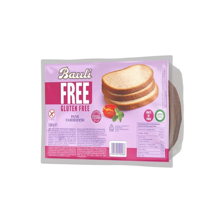 BAULI FREE PANE CASERECCIO220G