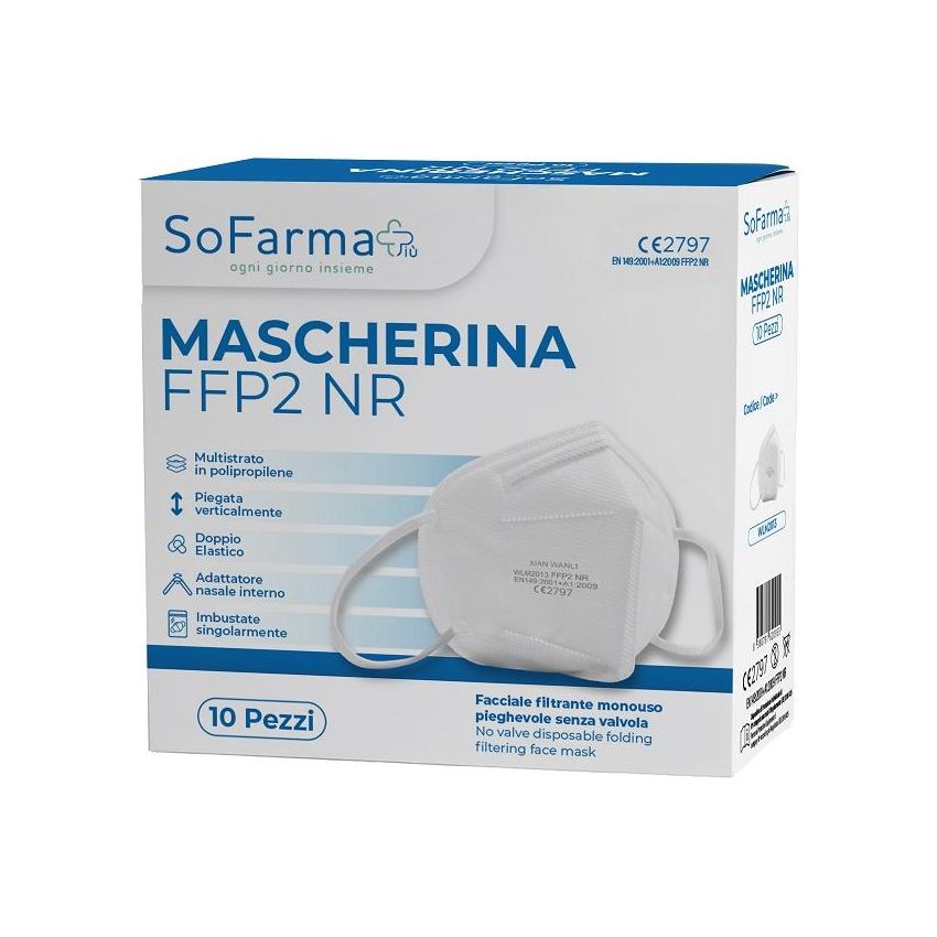 MASCHERINA FFP2 BI 10PZ SOFARM