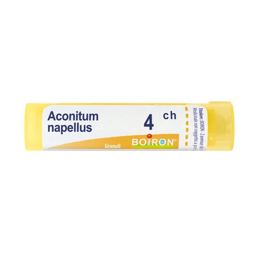 Boiron Aconitum Napellus 04Ch - Tubo di Granuli Omeopatici da 4g