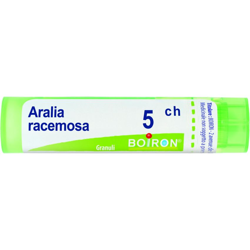 Boiron Aralia Racemosa 05Ch - Tubo di Granuli Omeopatici, 4g