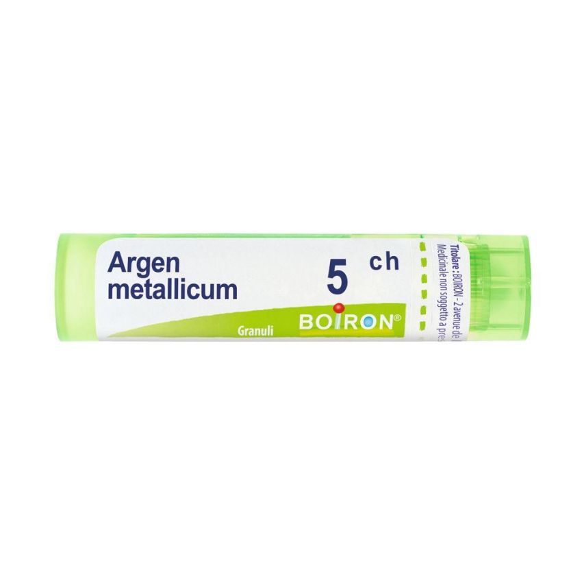 Boiron Argentum Metallicum 05Ch - Tubo di Granuli Omeopatici da 4g