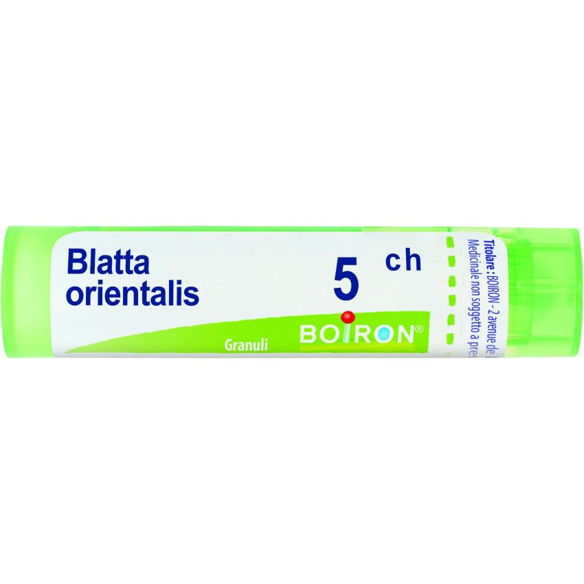 Boiron Blatta Orientalis 05Ch - Tubo di Granuli Omeopatici, 4g