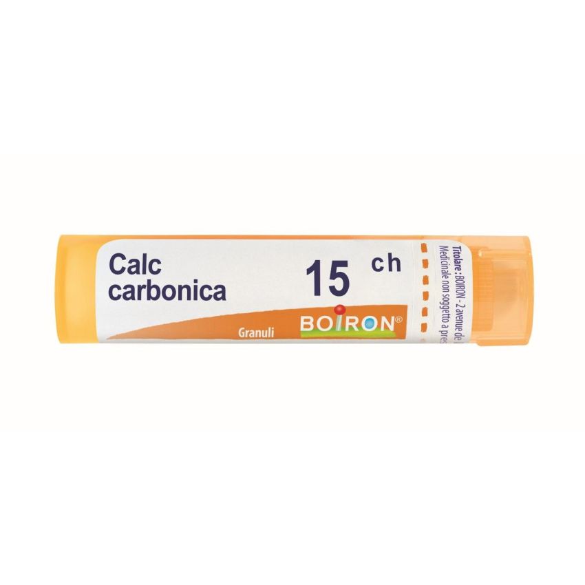 Granuli Omeopatici Calcarea Carbonica 15Ch di Boiron - Tubo da 4g