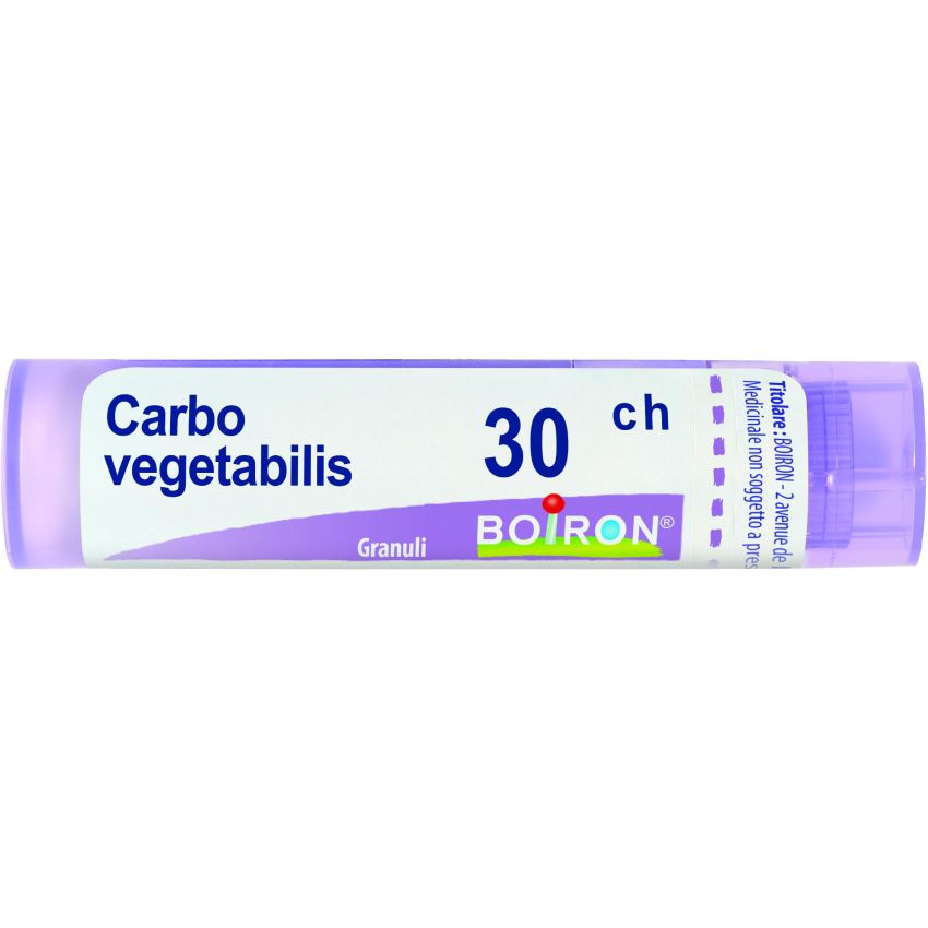 Boiron Carbo Vegetabilis 30Ch - Granuli Omeopatici 4g