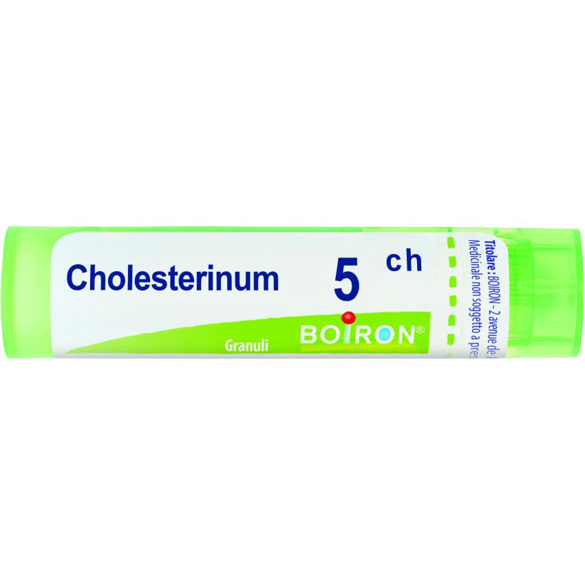 Boiron Cholesterinum 05Ch - Tubo di Granuli per Colesterolo, 4g