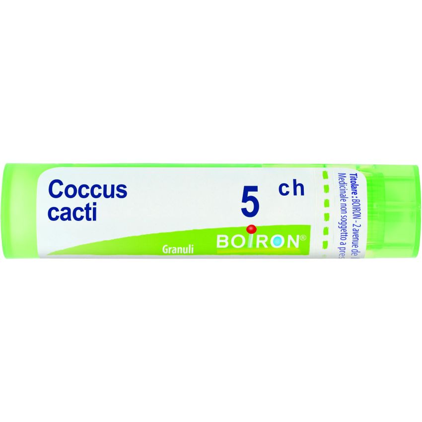 Boiron Coccus Cacti 05Ch - Tubo di Granuli Omeopatici da 4g