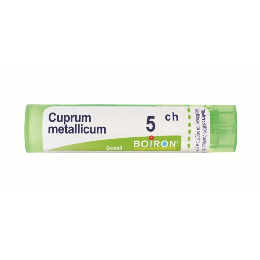 Boiron Cuprum Metallicum 05Ch - Tubo di Granuli Omeopatici, 4g