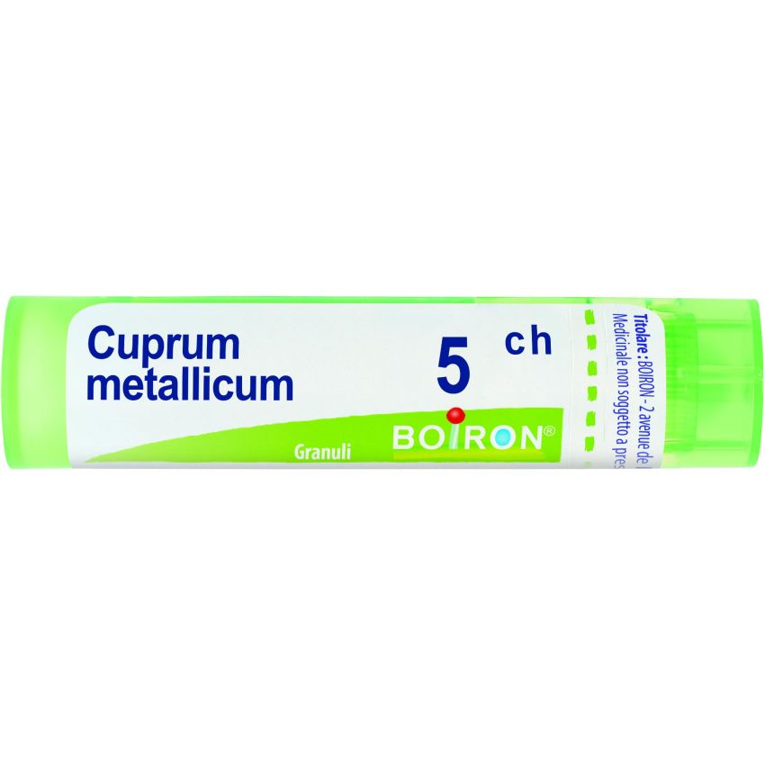 Boiron Cuprum Metallicum 05Ch - Tubo di Granuli Omeopatici, 4g