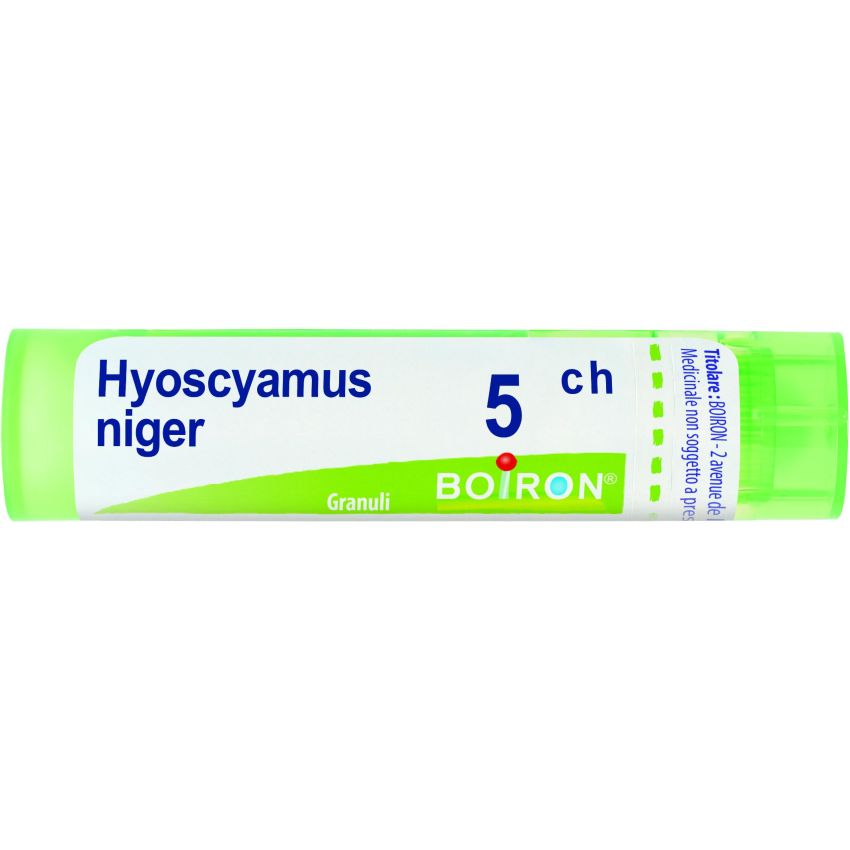 Boiron Hyoscyamus Niger 05CH - Tubo di Granuli Omeopatici, 4g