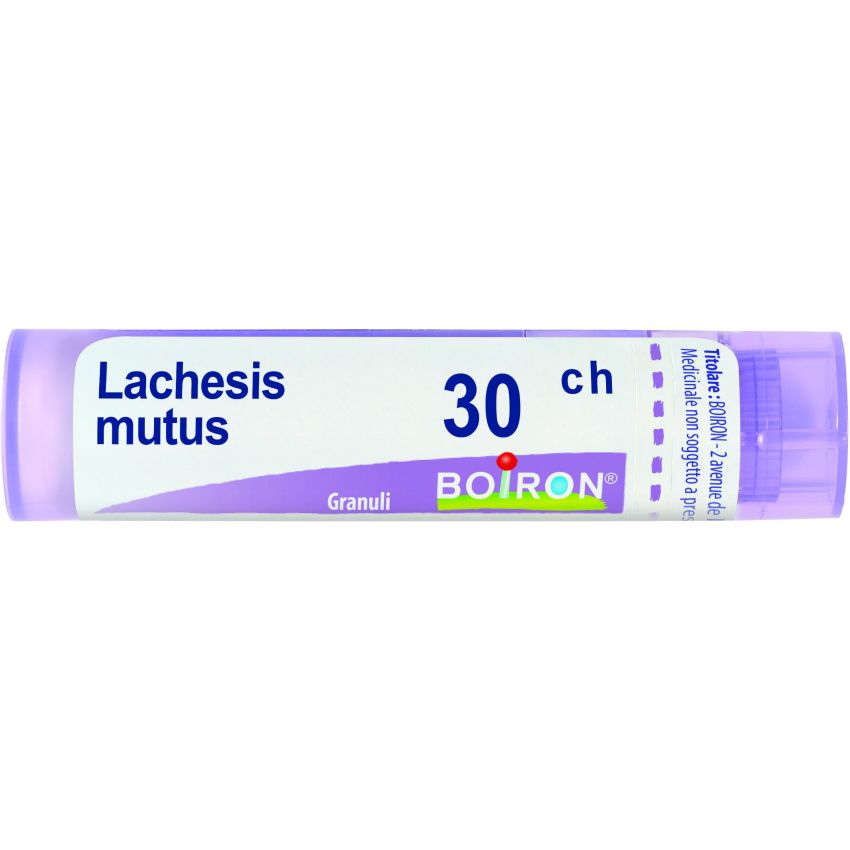 Boiron Lachesis Mutus 30Ch - Tubo da 4g di Granuli Omeopatici