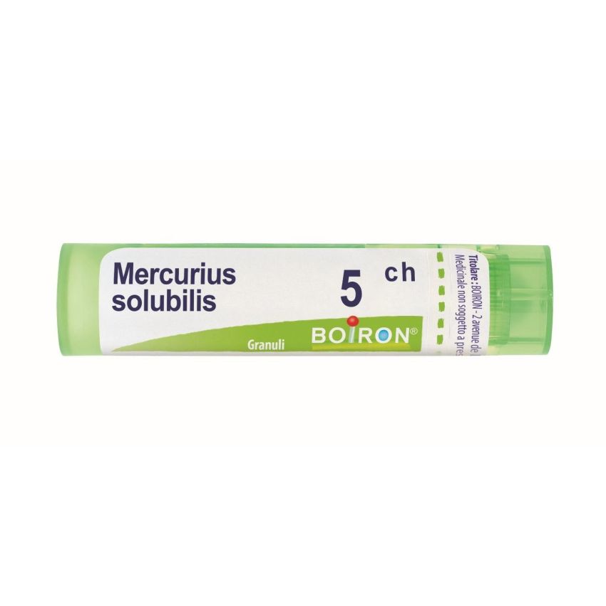 Boiron Mercurius Solubilis 05Ch - Tubo da 4g di Granuli Omeopatici