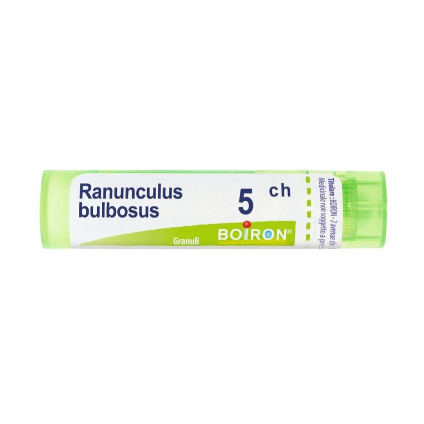 Boiron Ranunculus Bulbosus 05Ch - Granuli Omeopatici, Tubo da 4g
